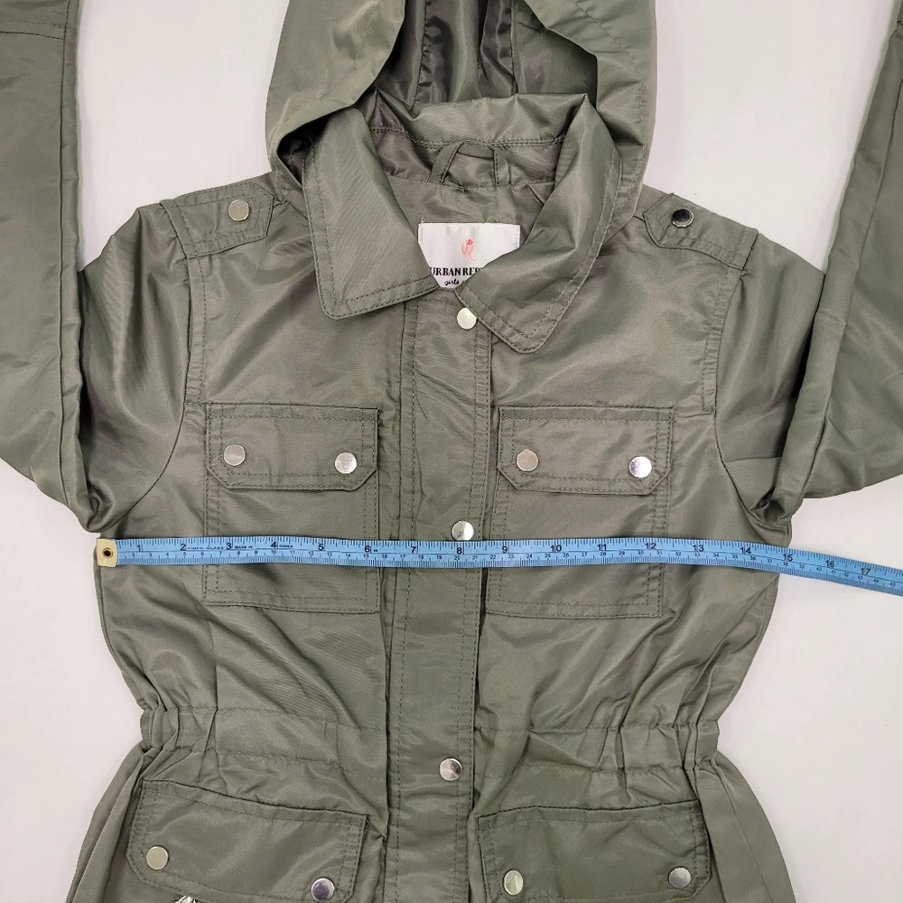 Urban Republic Girls Detachable Hoodie Rain Coat